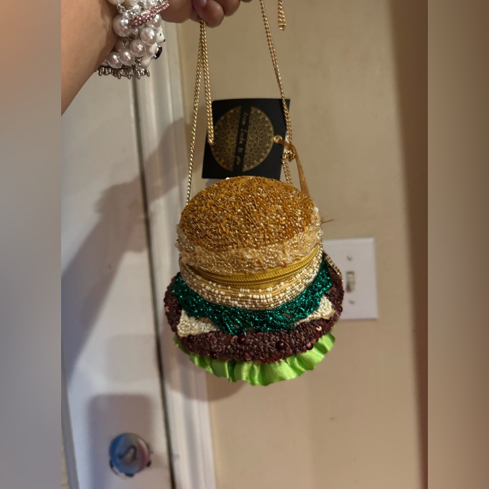 TJ Maxx Marshalls Viral Hamburger beaded bag